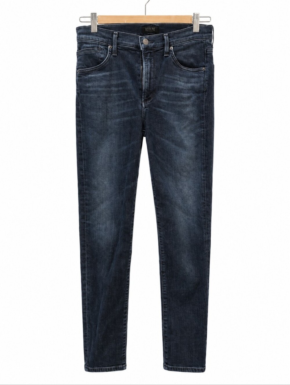 AGOLDE Camille Skinny Jeans Size 28 Dark Wash Stretch Denim Designer USA - Picture 2 of 14